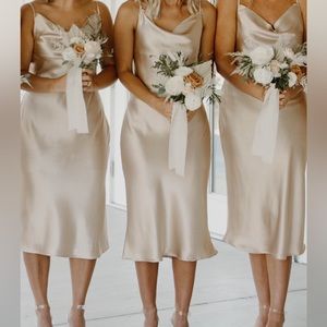Satin Bridesmaid dress